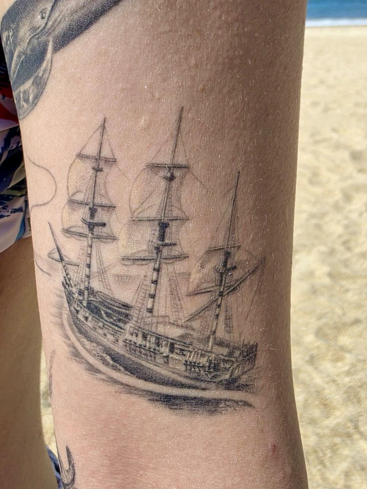 Tattoo by Dasha Chau, healed 3 months