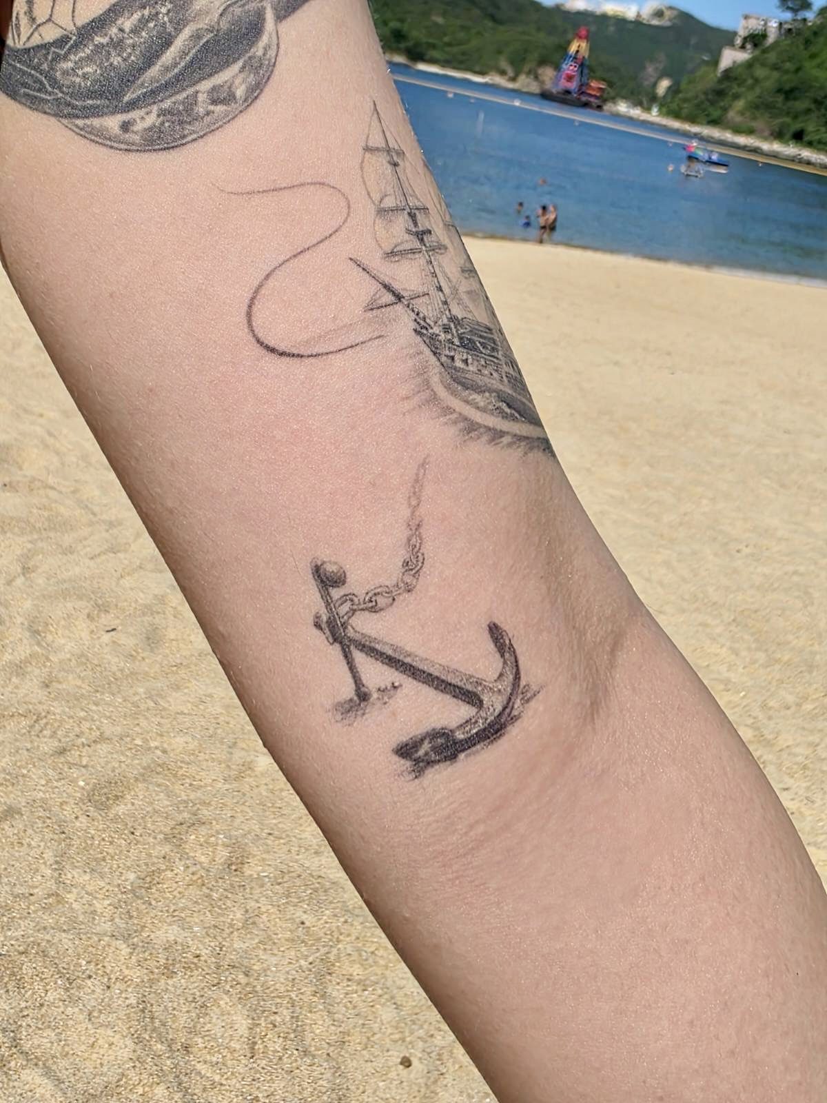 Tattoo by Dasha Chau, healed 3 months