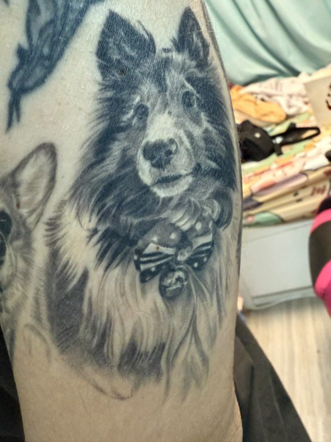 Tattoo by Dasha Chau, healed 1 month
