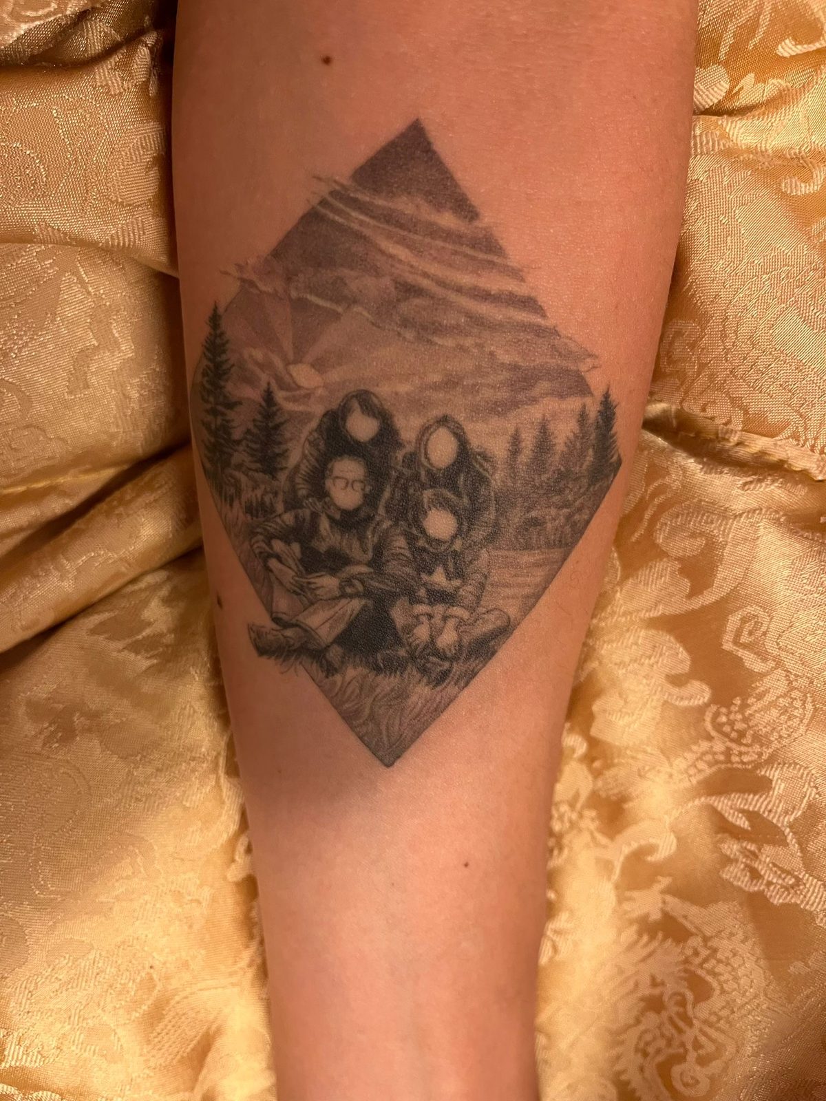 Tattoo by Dasha Chau, healed 6 months