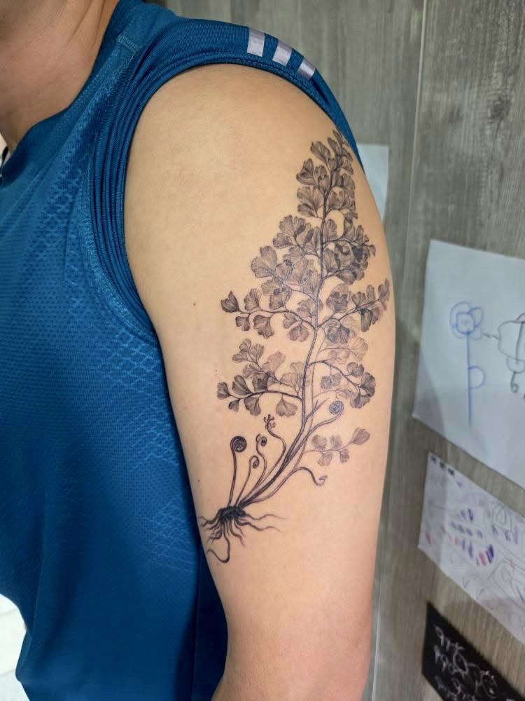 Tattoo by Dasha Chau, healed 2 months