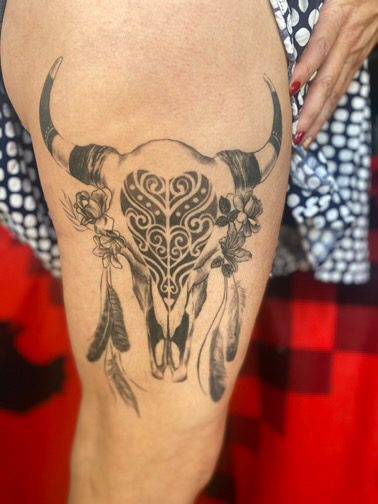 Tattoo by Dasha Chau, healed 6 months