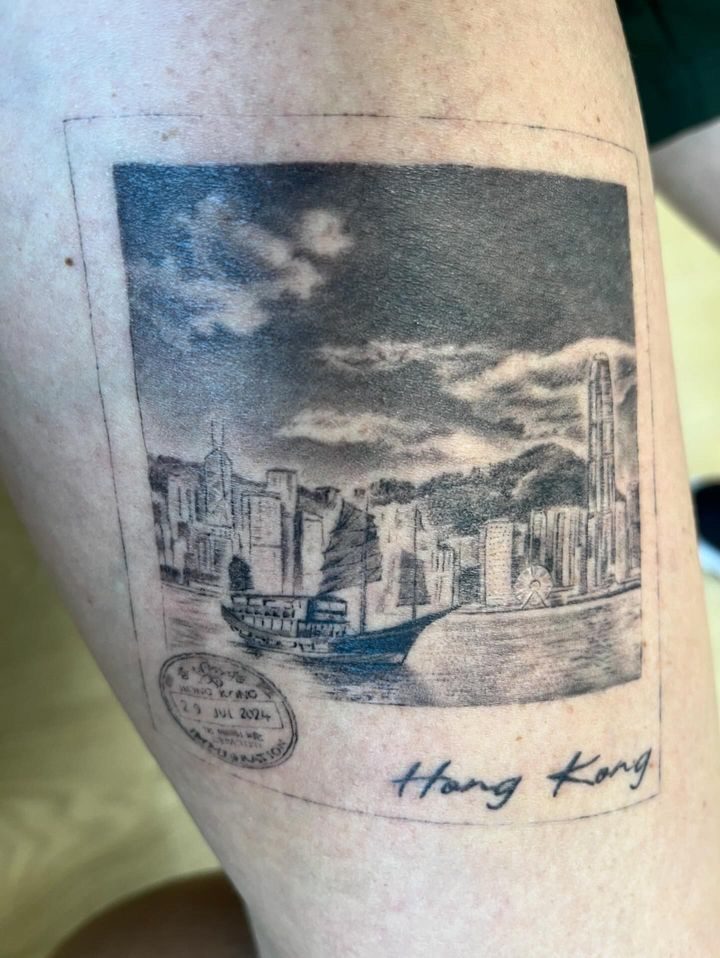 Tattoo by Dasha Chau, healed 1 month