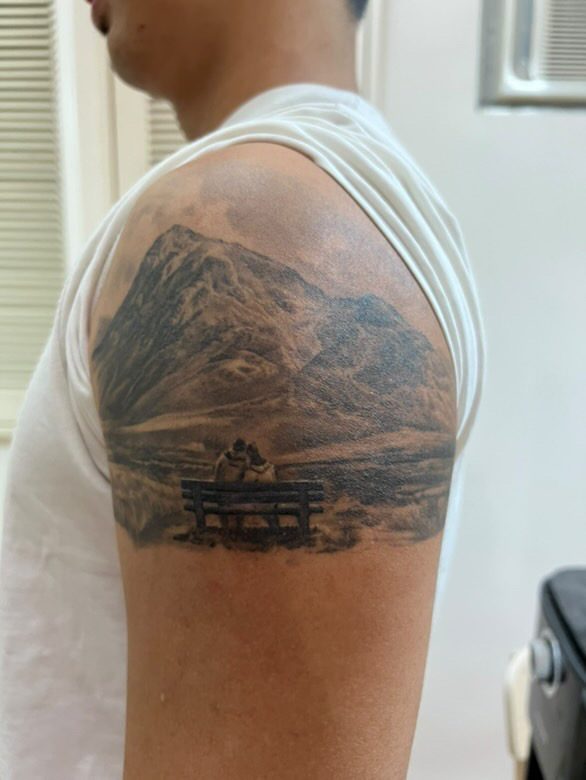 Tattoo by Dasha Chau, healed 6 months