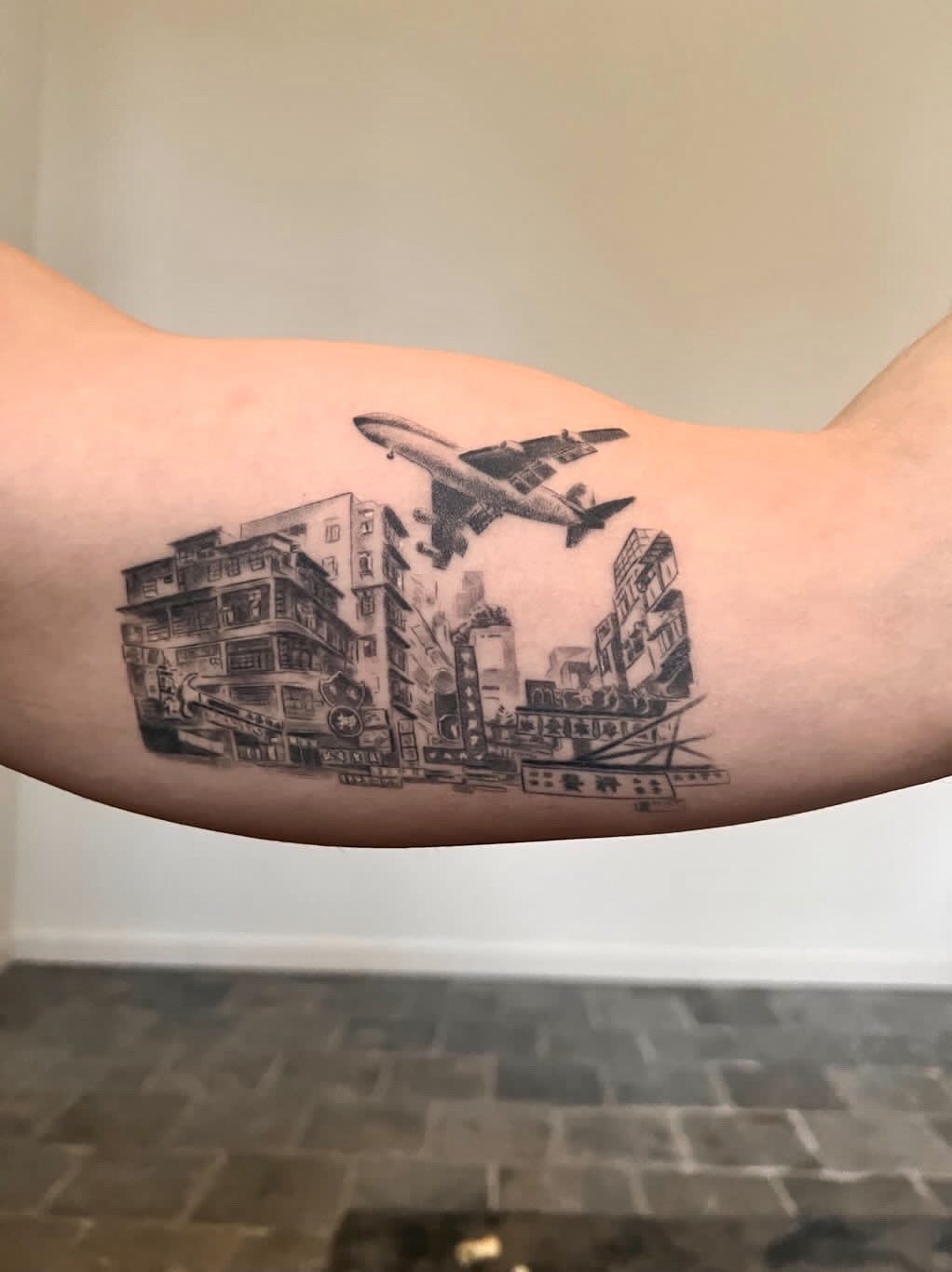 Tattoo by Dasha Chau, healed 1 month