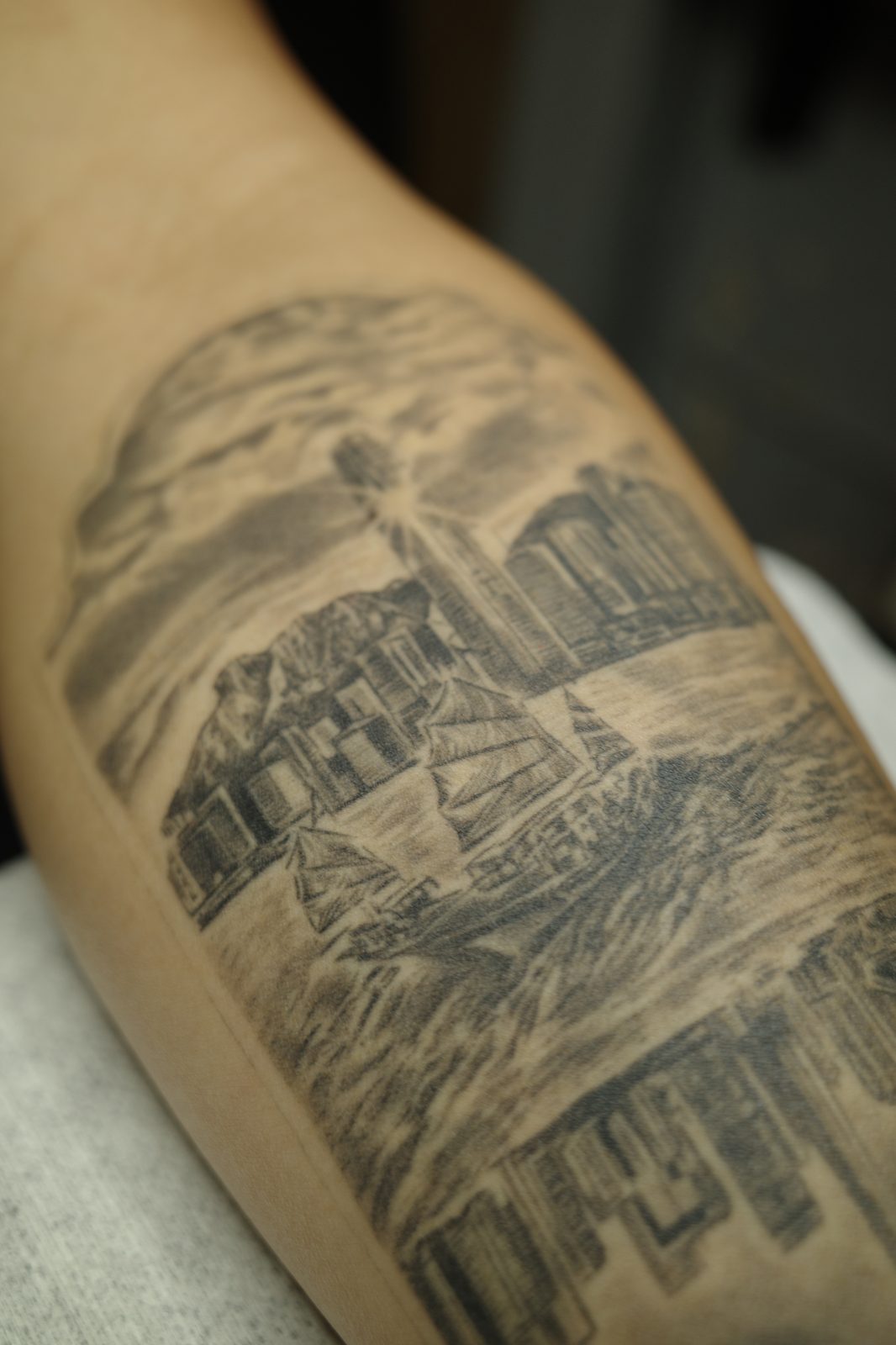 Tattoo by Dasha Chau, healed 1 month