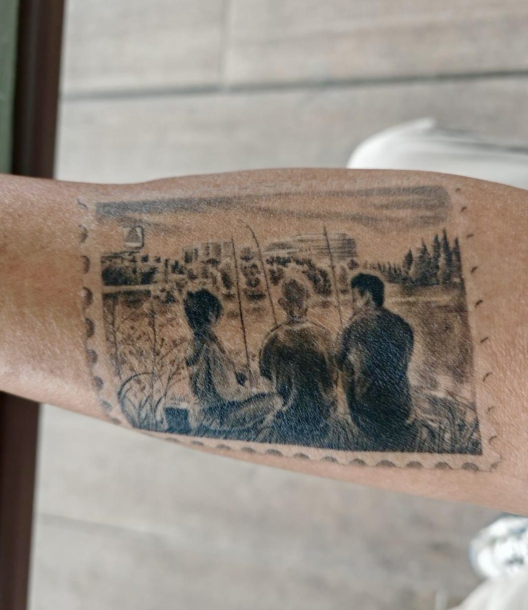 Tattoo by Dasha Chau, healed 2 months