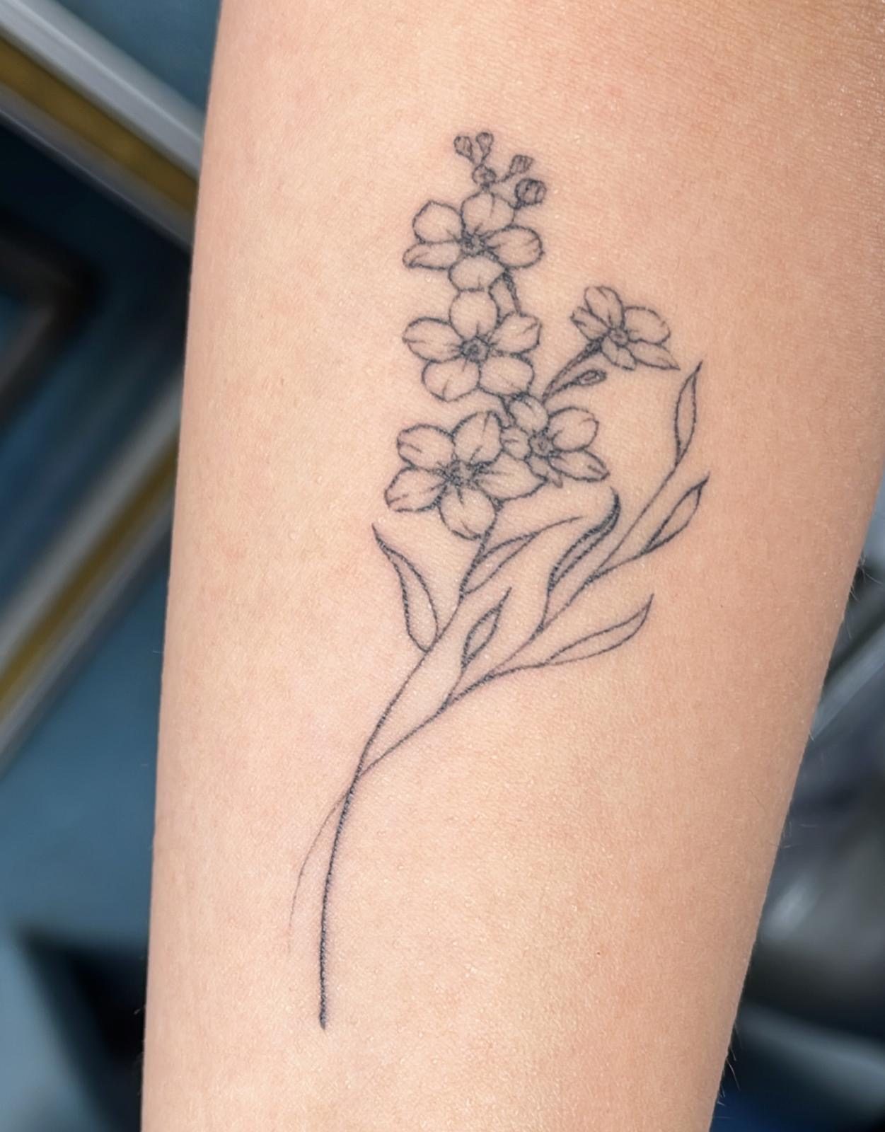 Tattoo by Dasha Chau, healed 1 month