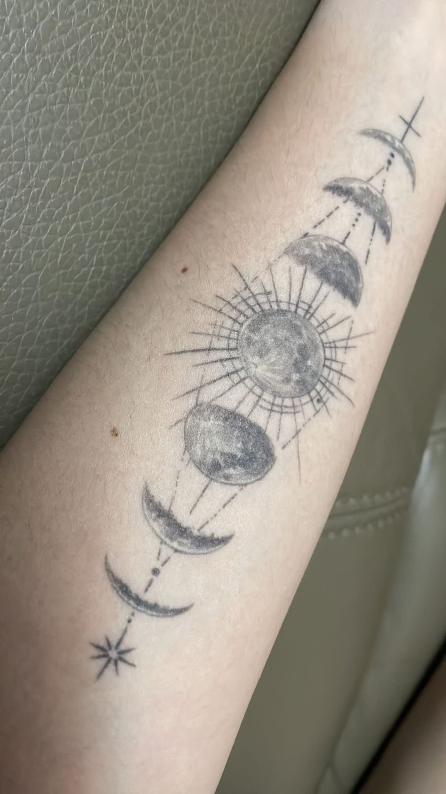 Tattoo by Dasha Chau, healed 6 months