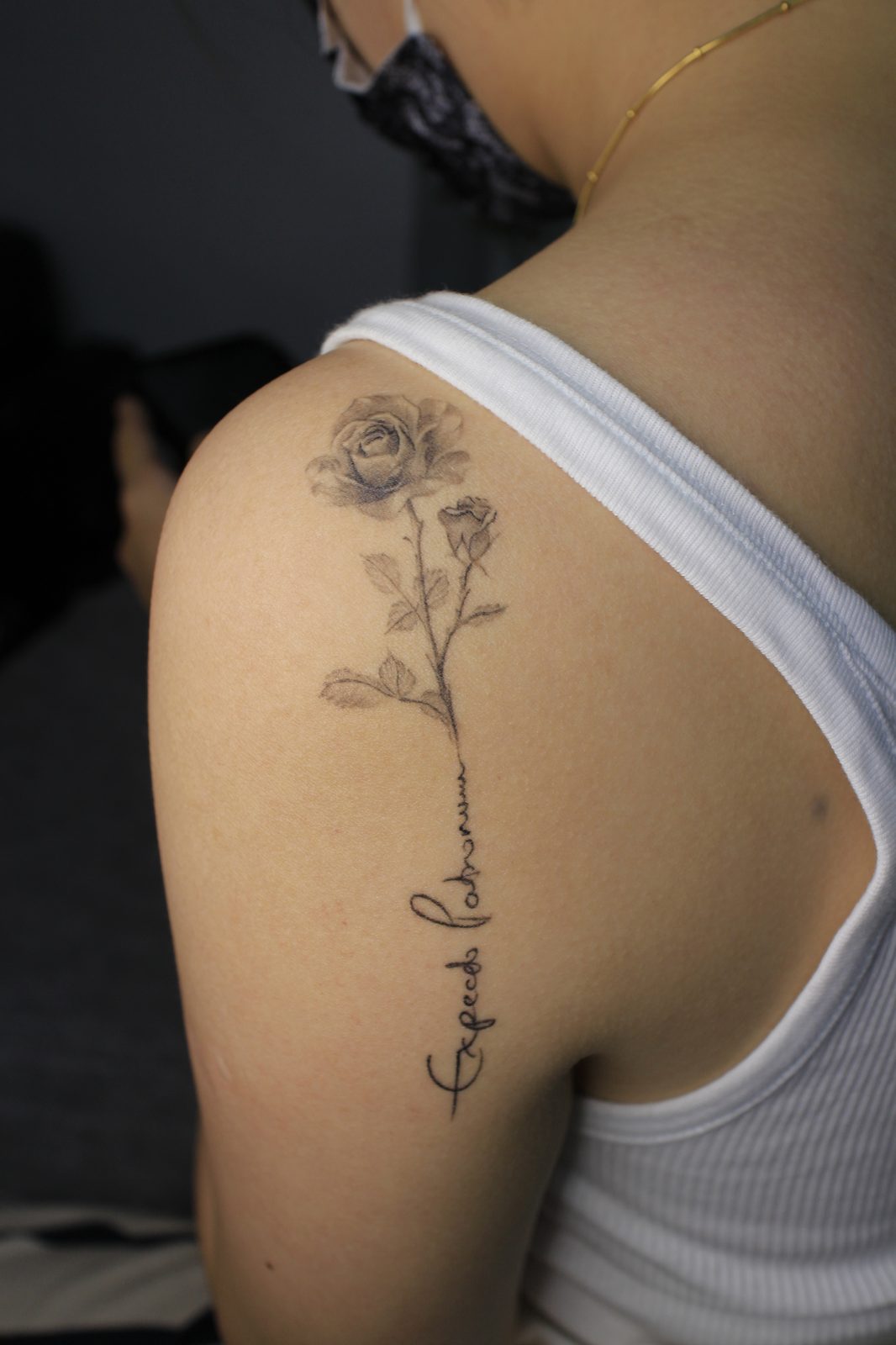 Tattoo by Dasha Chau, healed 3 months